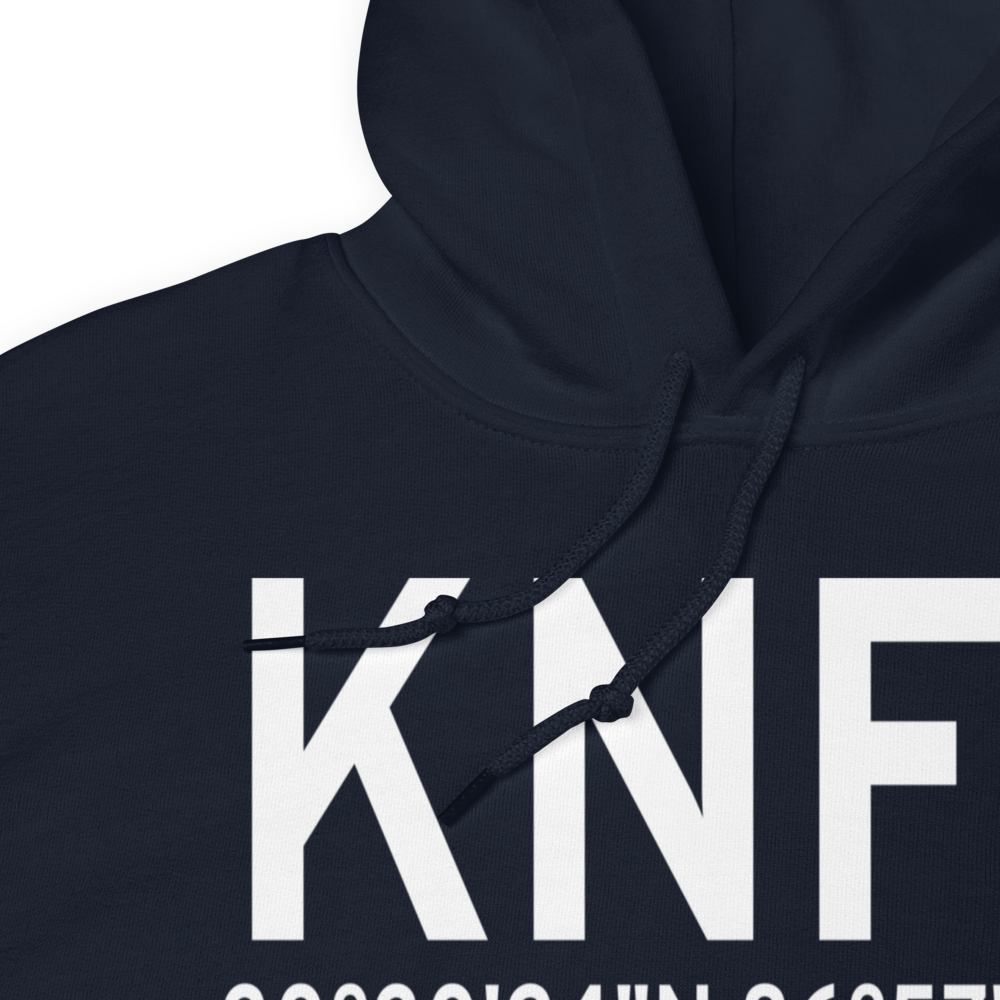 Choctaw Nolf Airport (KNFJ) ICAO Hoodie Sweatshirt 