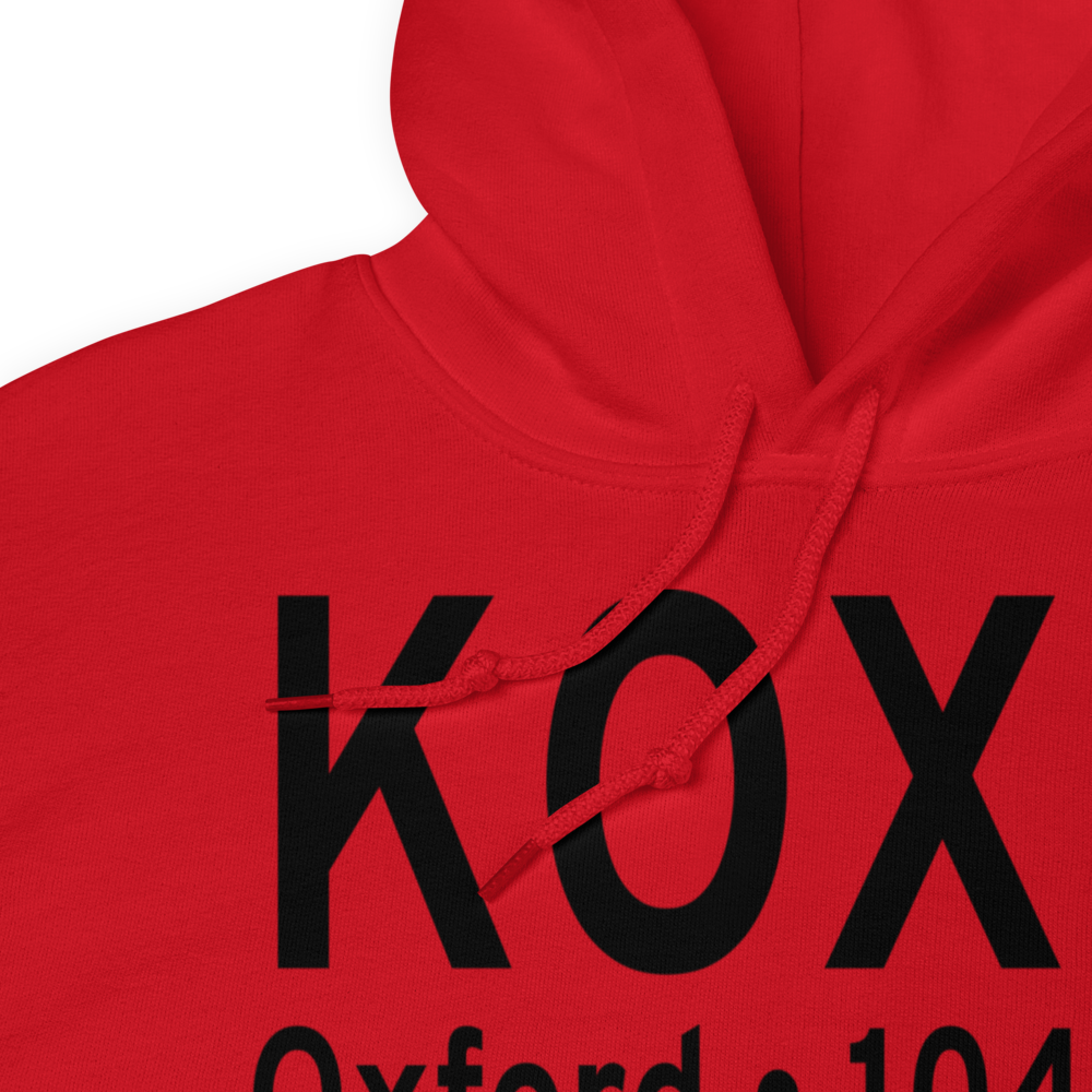 Miami University Airport (KOXD) ICAO Hoodie Sweatshirt 