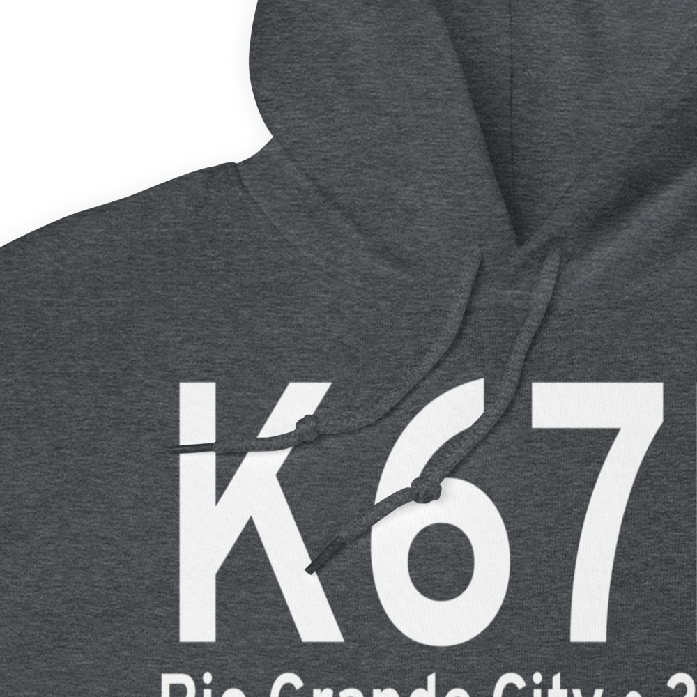 Rio Grande City Municipal Airport (K67R) ICAO Hoodie Sweatshirt 