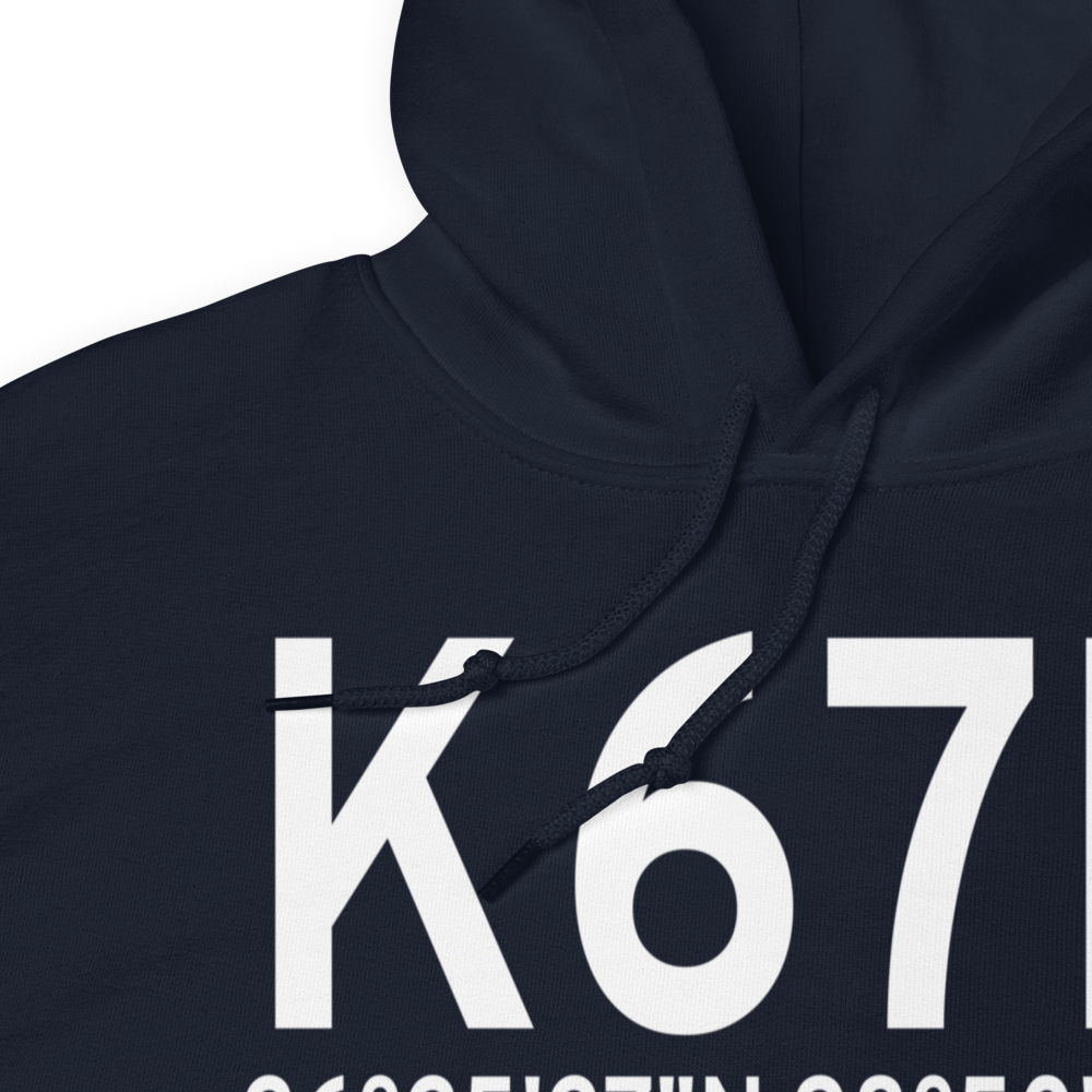 Rio Grande City Municipal Airport (K67R) ICAO Hoodie Sweatshirt 