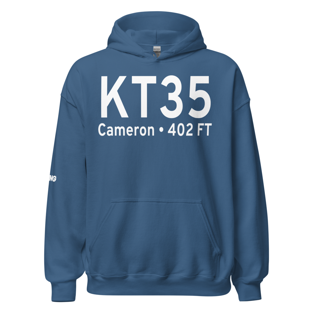 Cameron Municipal Airpark (KT35) ICAO Hoodie Sweatshirt 