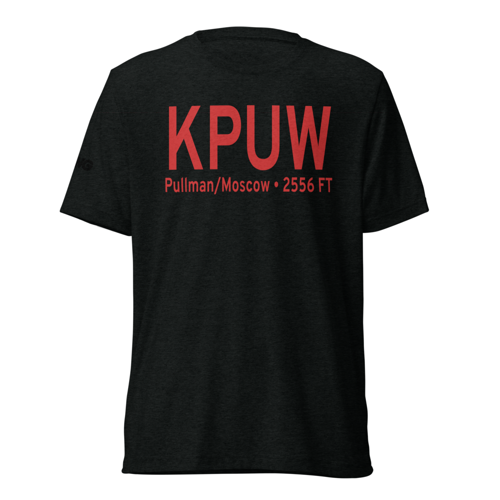 Pullman Moscow Regional Airport (KPUW) ICAO Tri-blend T-Shirt 
