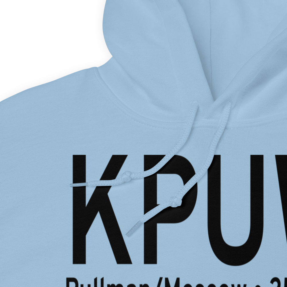 Pullman Moscow Regional Airport (KPUW) ICAO Hoodie Sweatshirt 