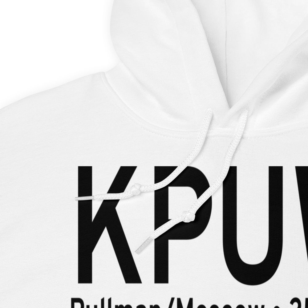 Pullman Moscow Regional Airport (KPUW) ICAO Hoodie Sweatshirt 