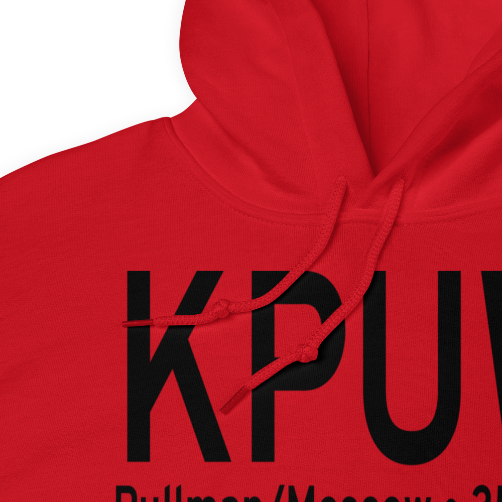 Pullman Moscow Regional Airport (KPUW) ICAO Hoodie Sweatshirt 