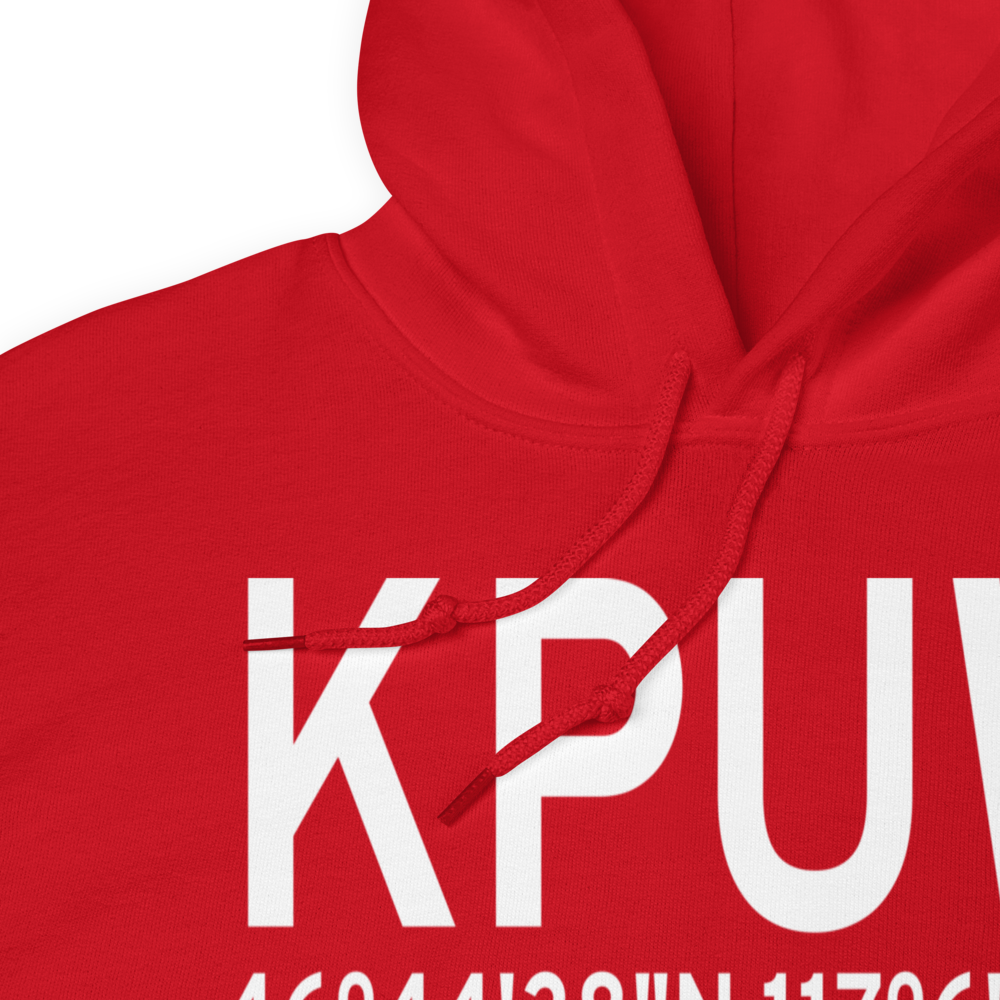 Pullman Moscow Regional Airport (KPUW) ICAO Hoodie Sweatshirt 