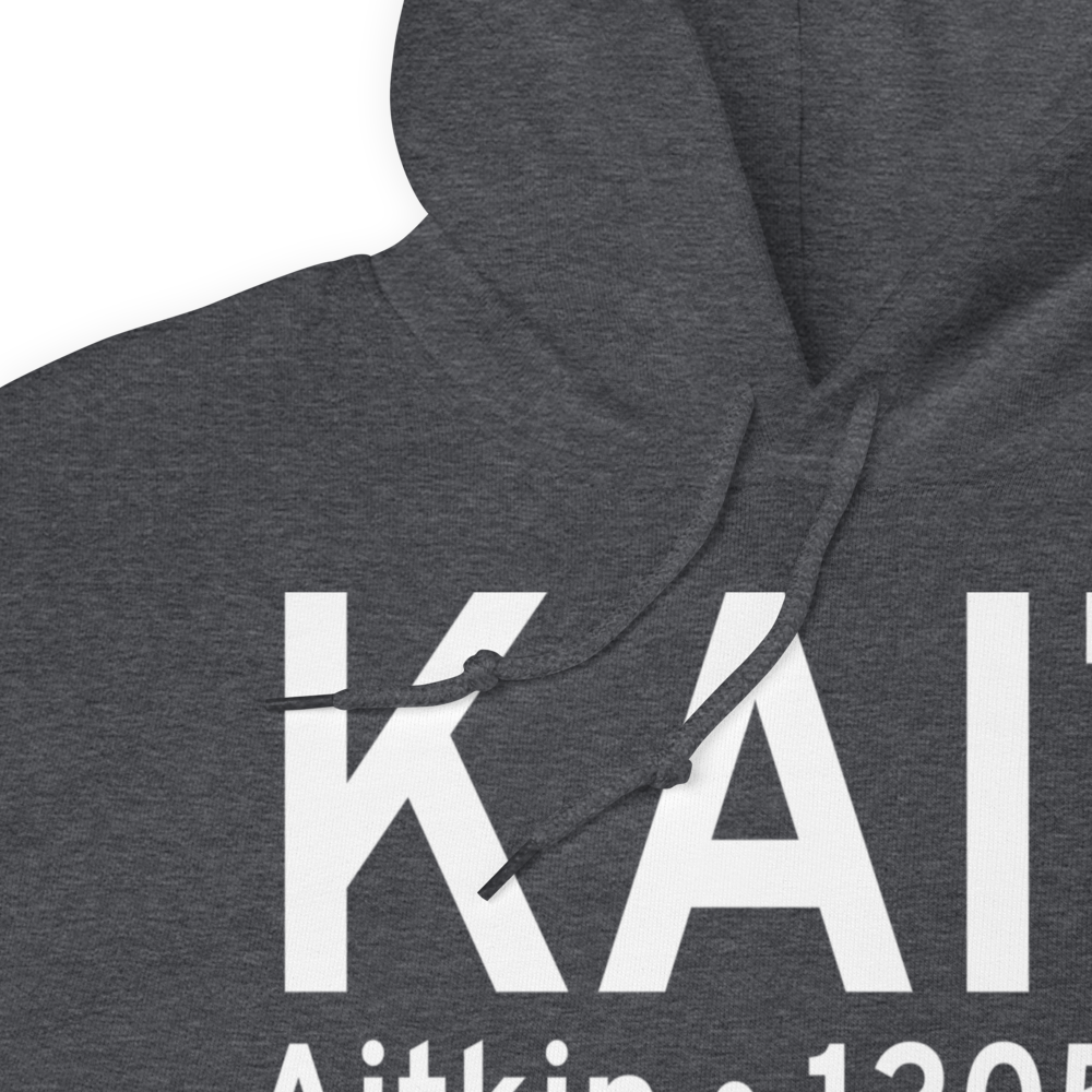 Aitkin Municipal Steve Kurtz Field (KAIT) ICAO Hoodie Sweatshirt 