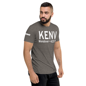 Wendover Airport (KENV) ICAO Tri-blend T-Shirt