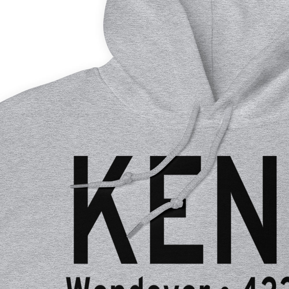 Wendover Airport (KENV) ICAO Hoodie Sweatshirt 