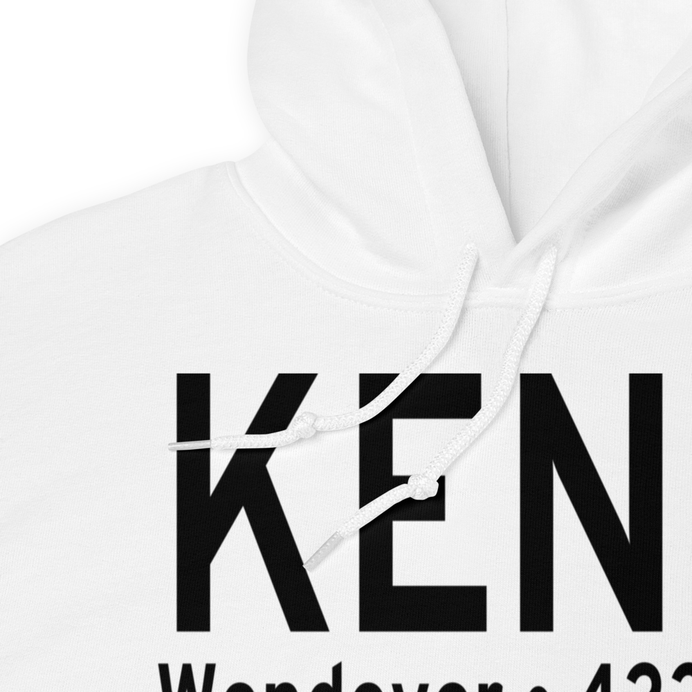 Wendover Airport (KENV) ICAO Hoodie Sweatshirt 