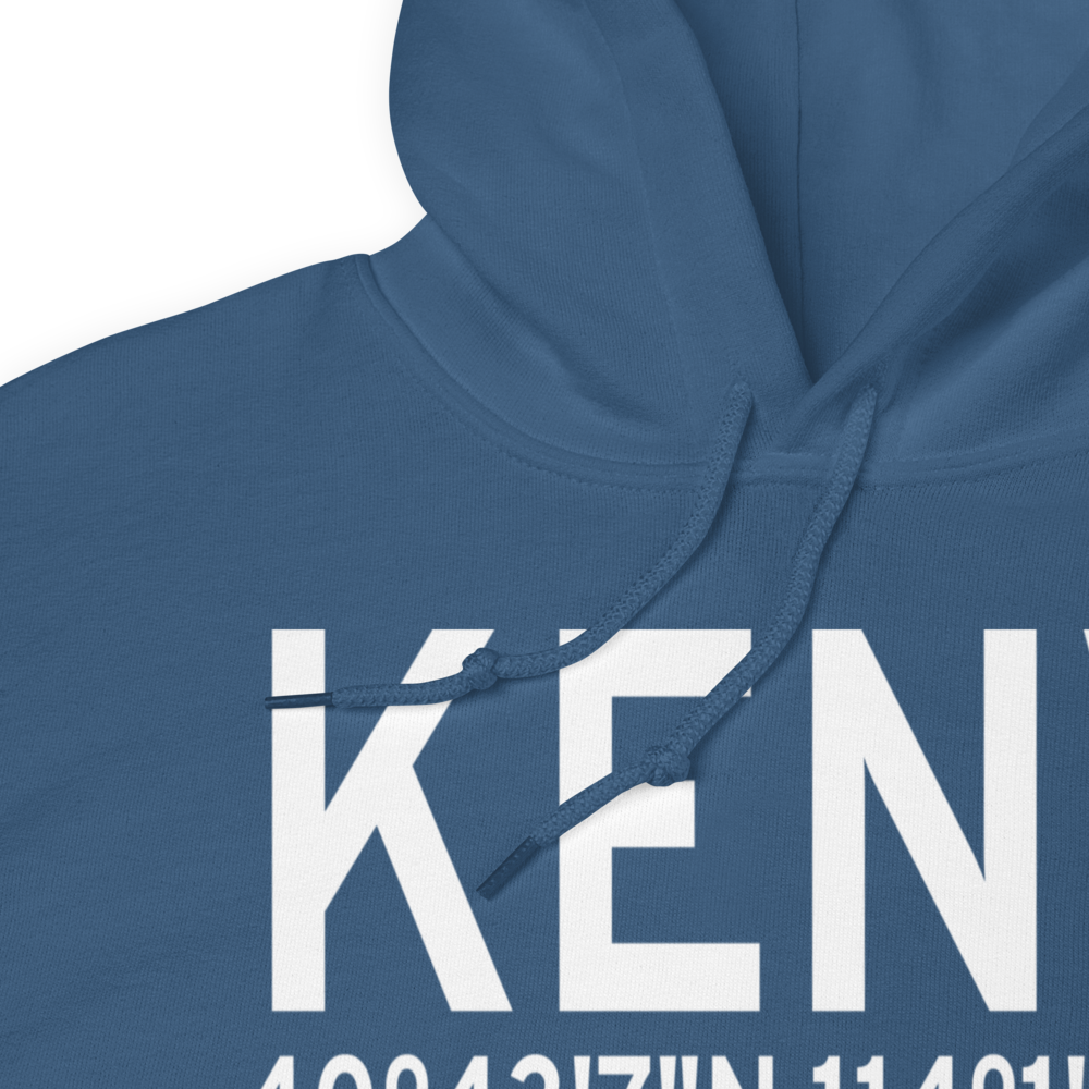Wendover Airport (KENV) ICAO Hoodie Sweatshirt 