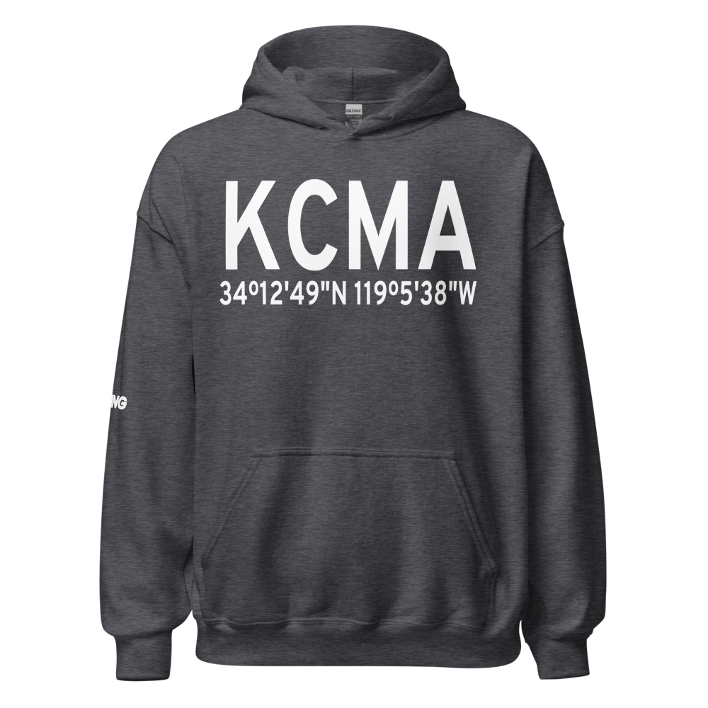 Camarillo Airport (KCMA) ICAO Hoodie Sweatshirt 