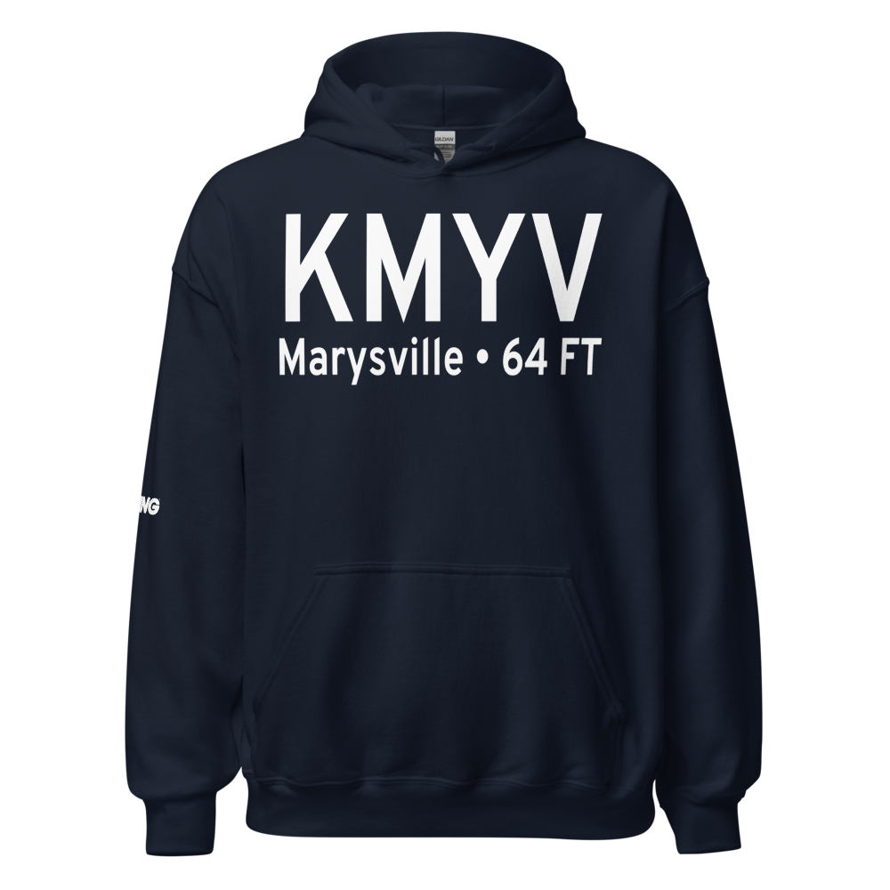 Yuba County Airport (KMYV) ICAO Hoodie Sweatshirt 