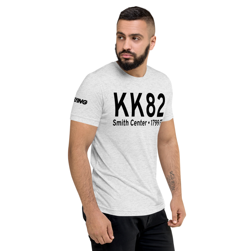 Smith Center Municipal Airport (KK82) ICAO Tri-blend T-Shirt 