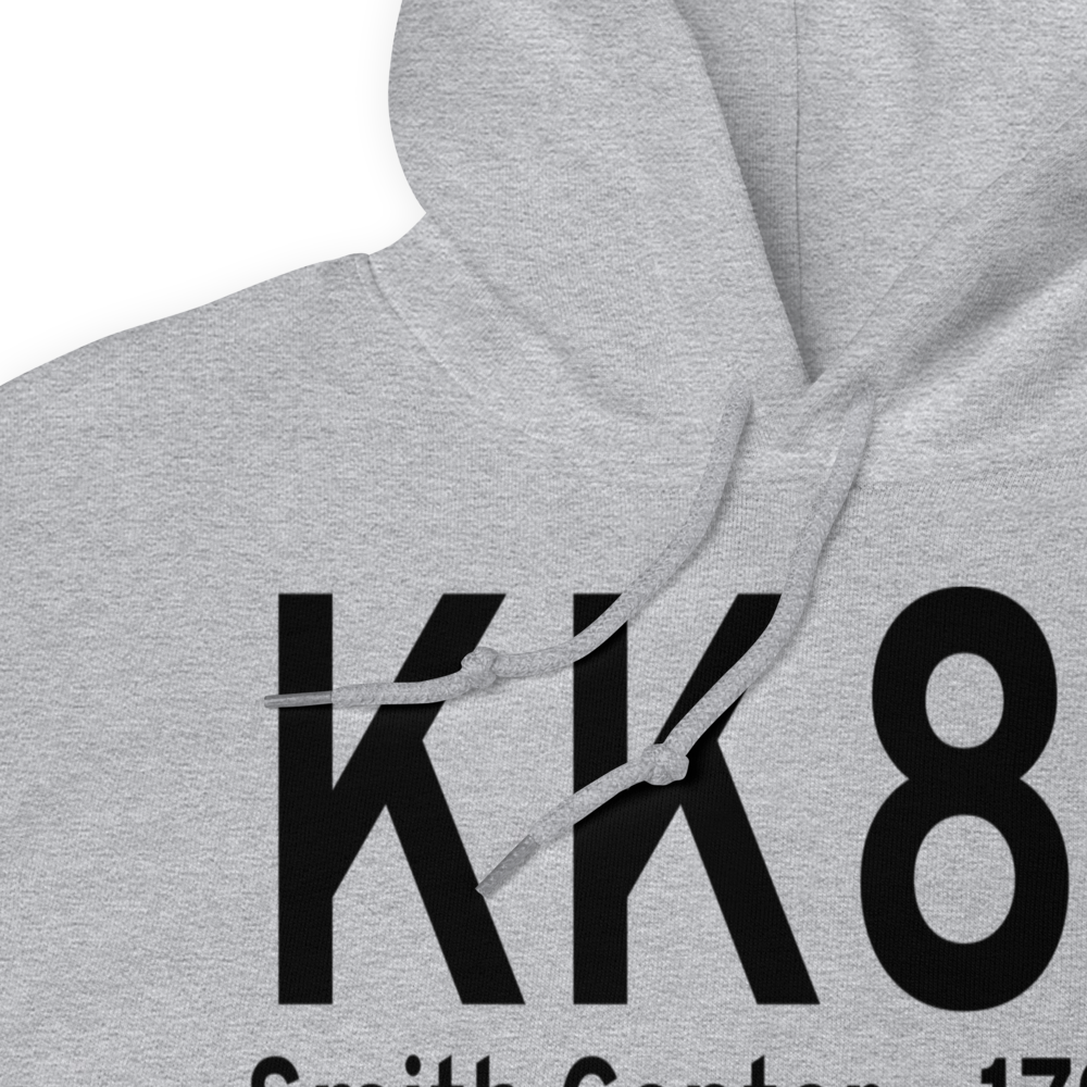 Smith Center Municipal Airport (KK82) ICAO Hoodie Sweatshirt 