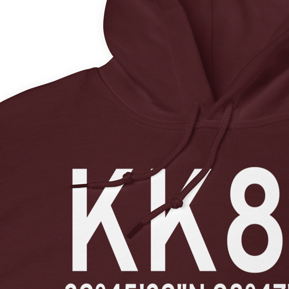 Smith Center Municipal Airport (KK82) ICAO Hoodie Sweatshirt 