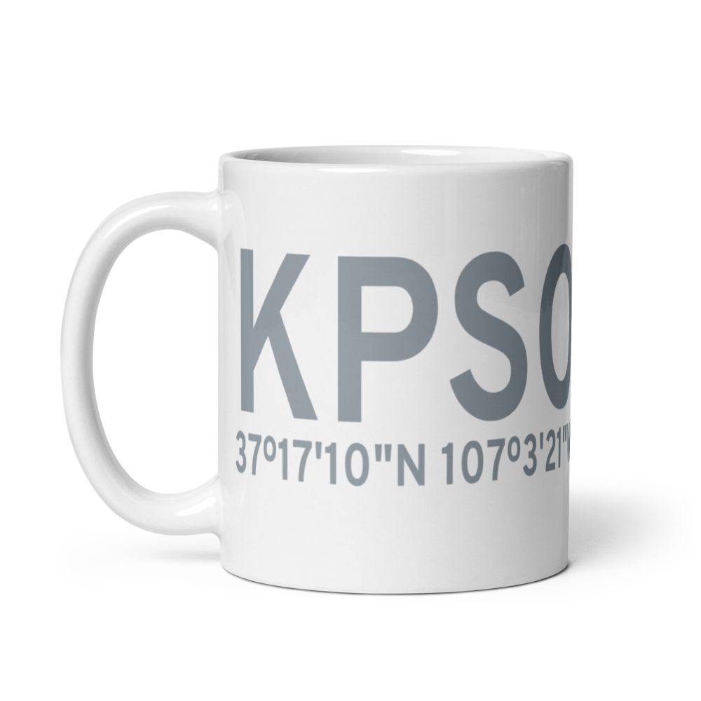 Stevens Field (KPSO) ICAO Mug 