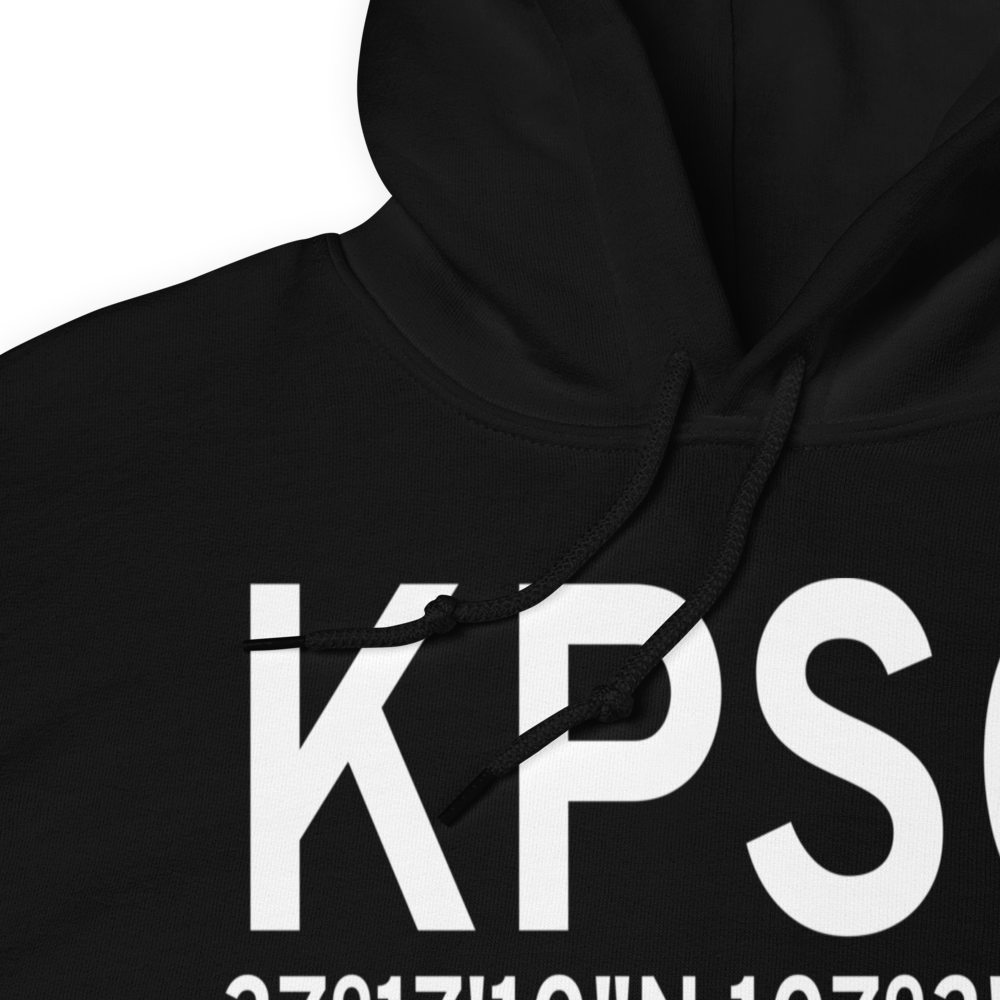 Stevens Field (KPSO) ICAO Hoodie Sweatshirt 