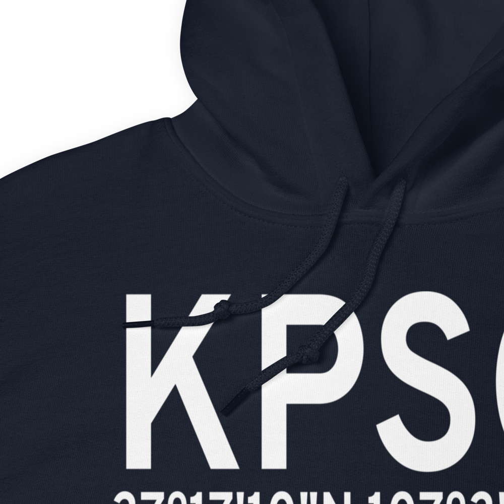 Stevens Field (KPSO) ICAO Hoodie Sweatshirt 