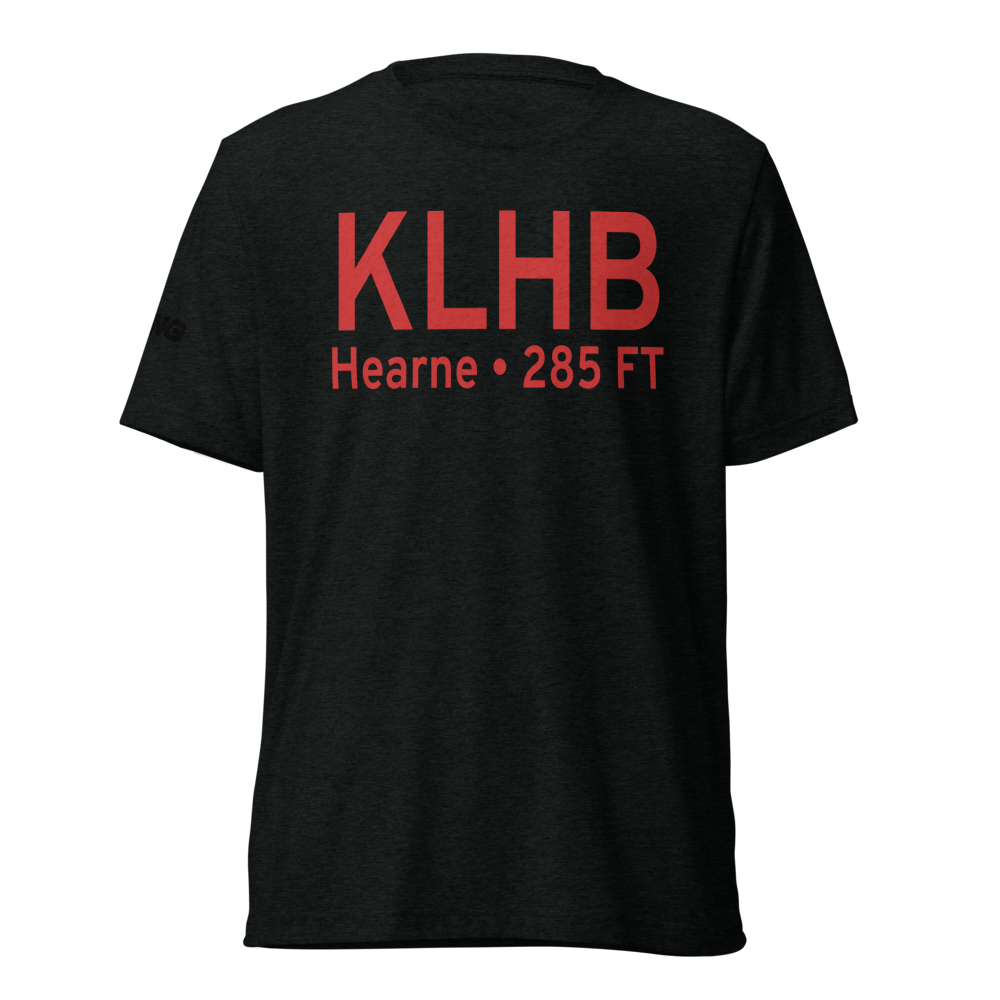 Hearne Municipal Airport (KLHB) ICAO Tri-blend T-Shirt 