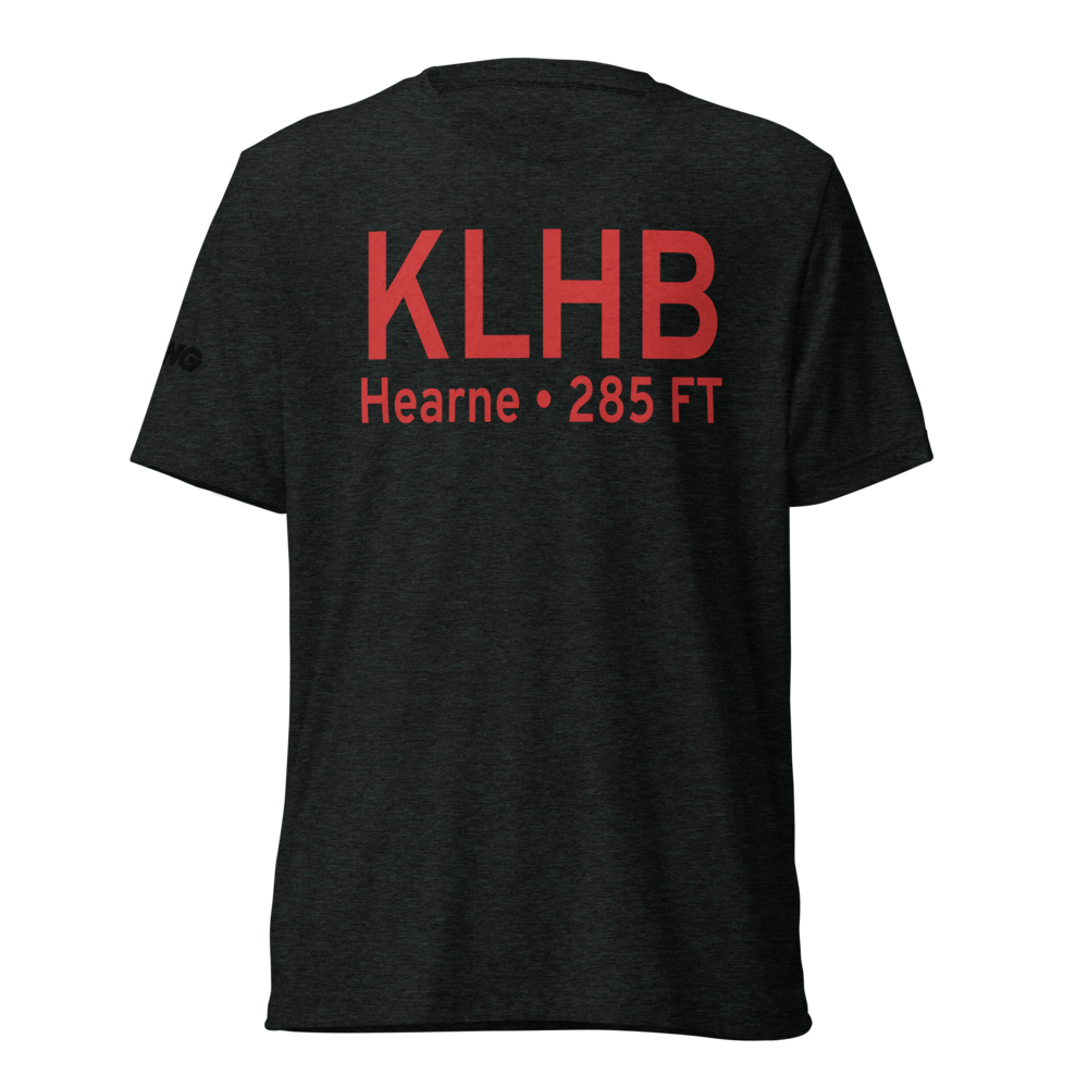 Hearne Municipal Airport (KLHB) ICAO Tri-blend T-Shirt 