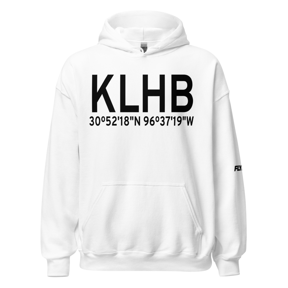 Hearne Municipal Airport (KLHB) ICAO Hoodie Sweatshirt 