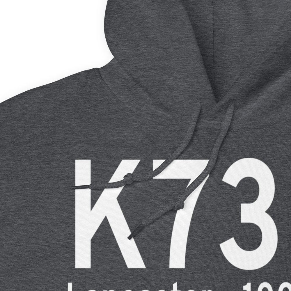 Lancaster Municipal Airport (K73C) ICAO Hoodie Sweatshirt 