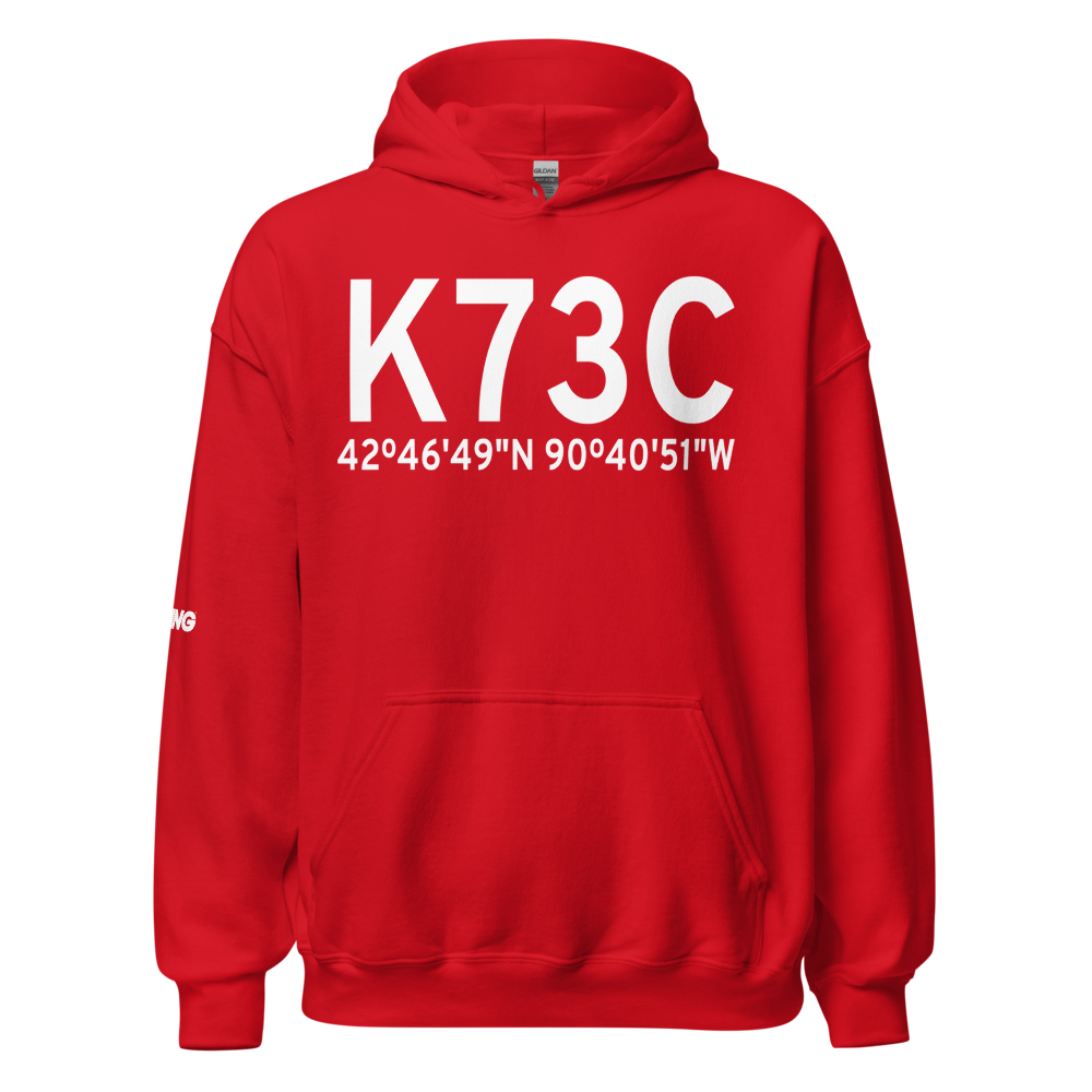Lancaster Municipal Airport (K73C) ICAO Hoodie Sweatshirt 