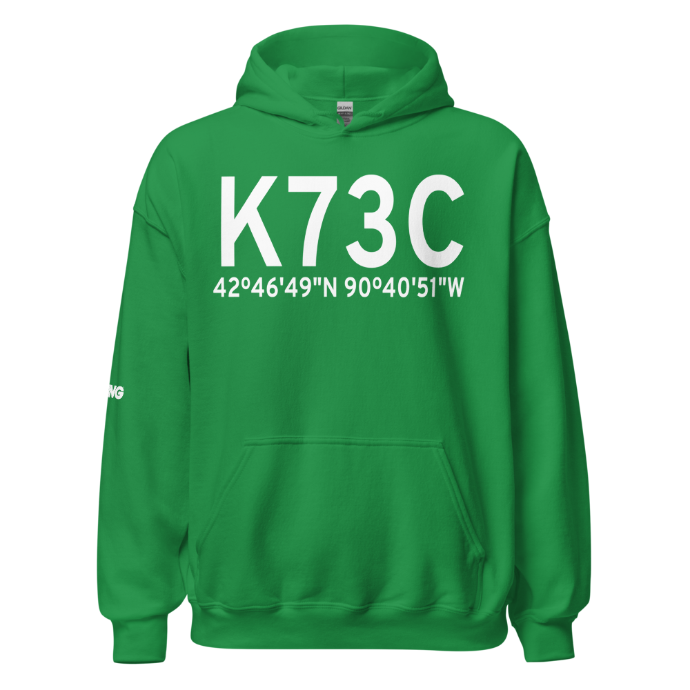 Lancaster Municipal Airport (K73C) ICAO Hoodie Sweatshirt 