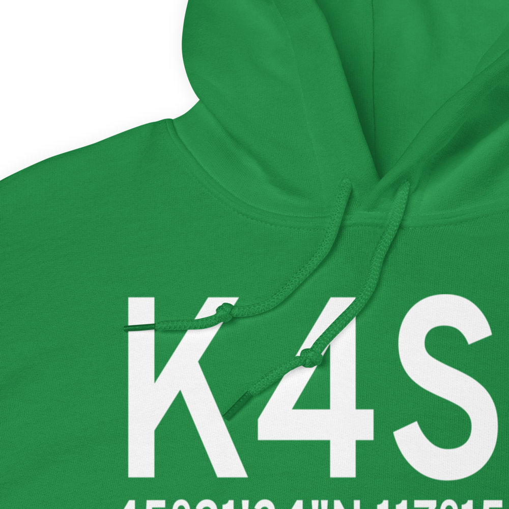 Joseph State Airport (K4S3) ICAO Hoodie Sweatshirt 
