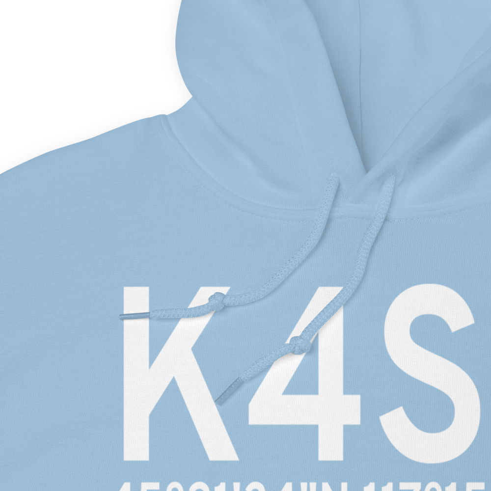 Joseph State Airport (K4S3) ICAO Hoodie Sweatshirt 