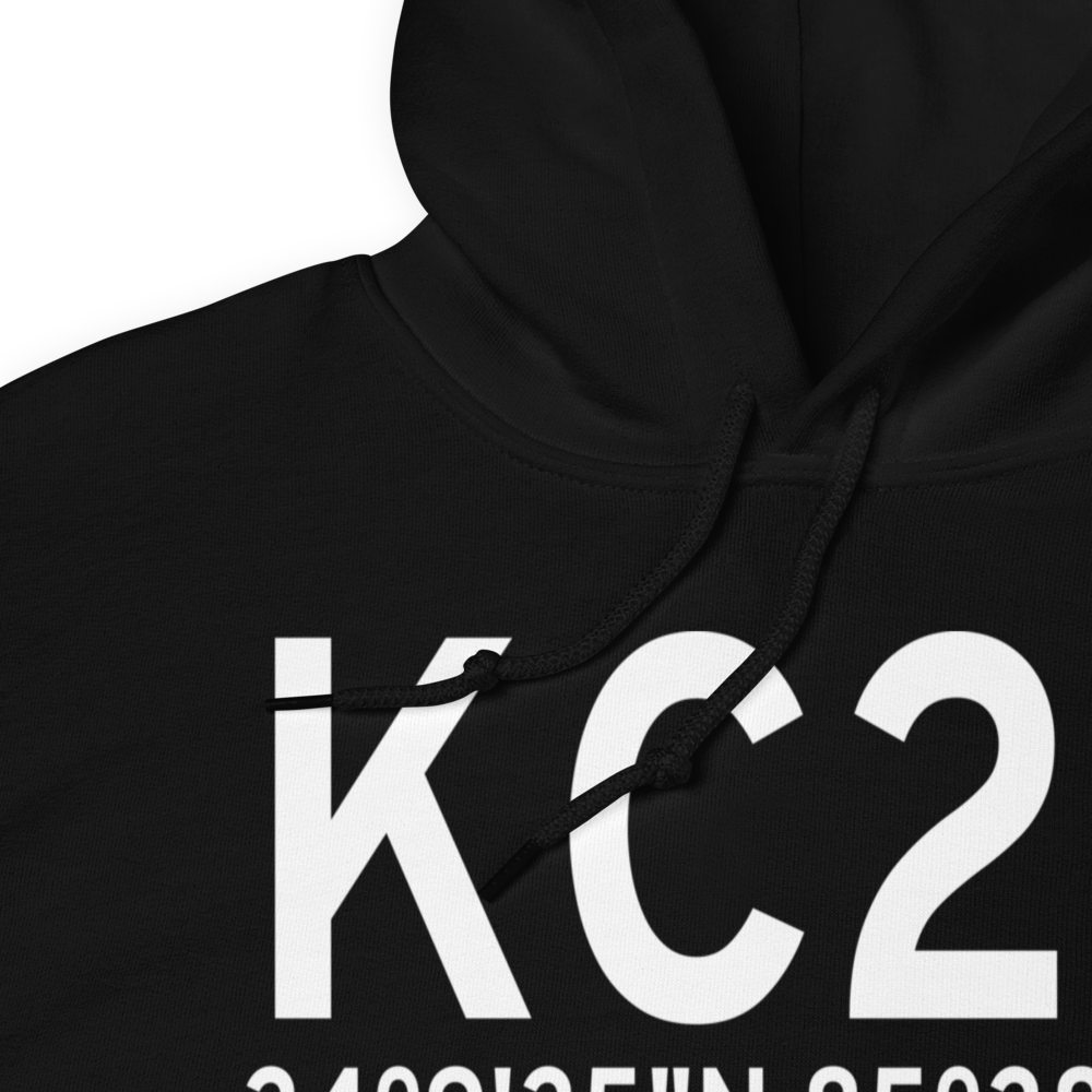 Centre Municipal Airport (KC22) ICAO Hoodie Sweatshirt 