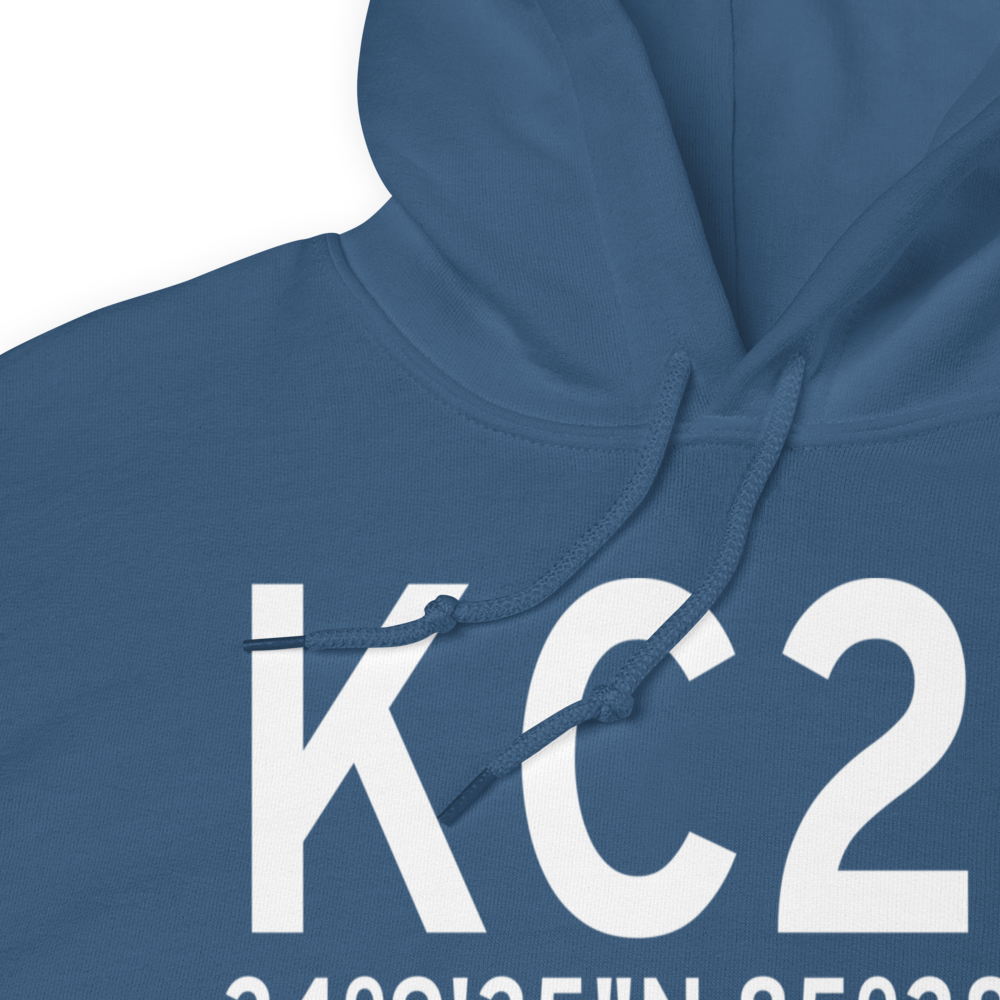 Centre Municipal Airport (KC22) ICAO Hoodie Sweatshirt 