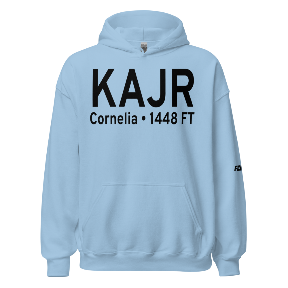 Habersham County Airport (KAJR) ICAO Hoodie Sweatshirt 