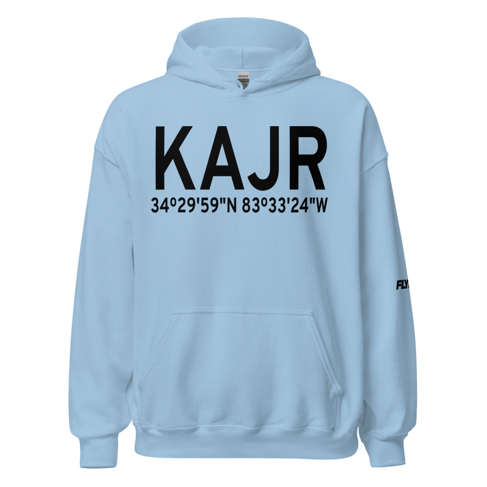 Habersham County Airport (KAJR) ICAO Hoodie Sweatshirt 