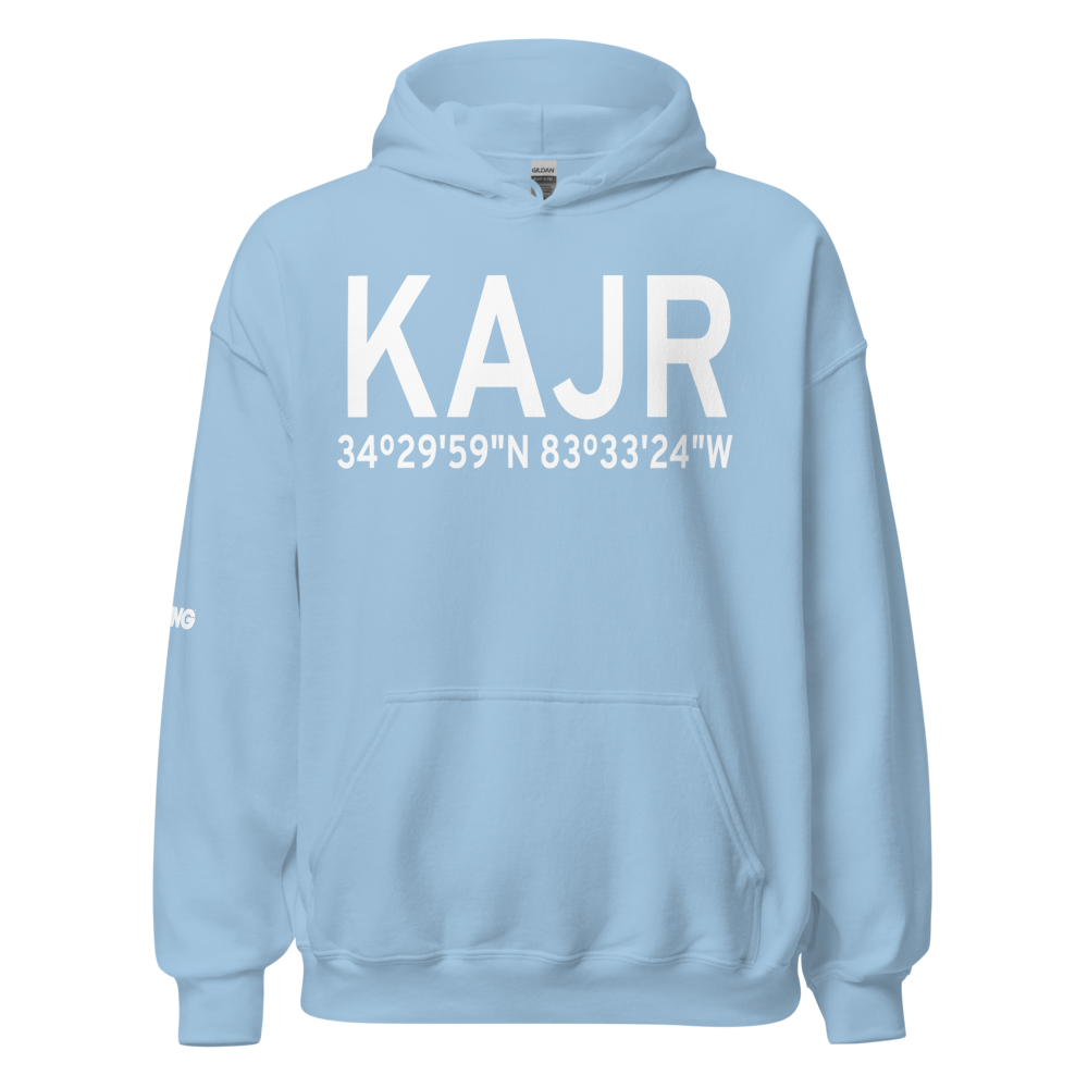 Habersham County Airport (KAJR) ICAO Hoodie Sweatshirt 
