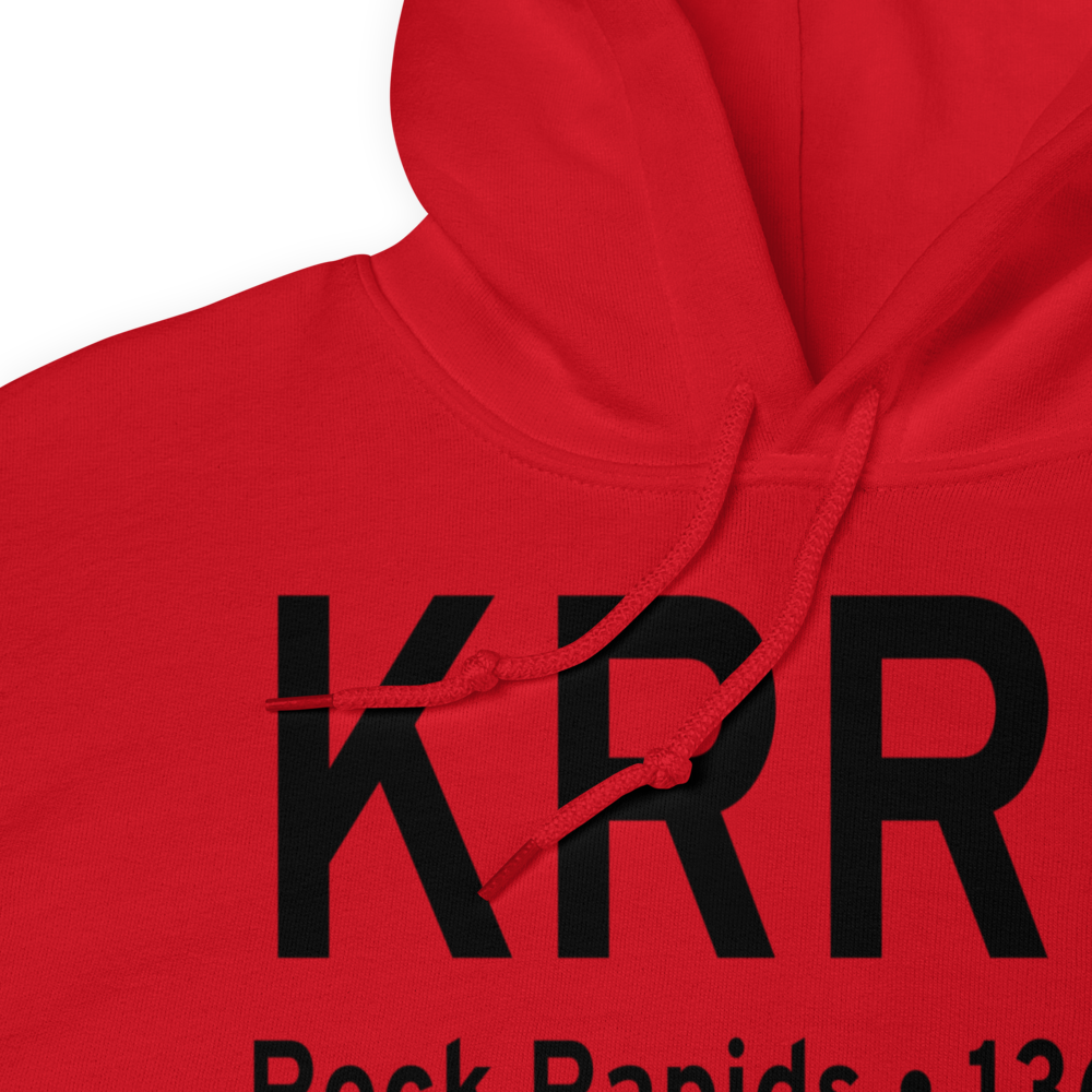 Rock Rapids Municipal Airport (KRRQ) ICAO Hoodie Sweatshirt 