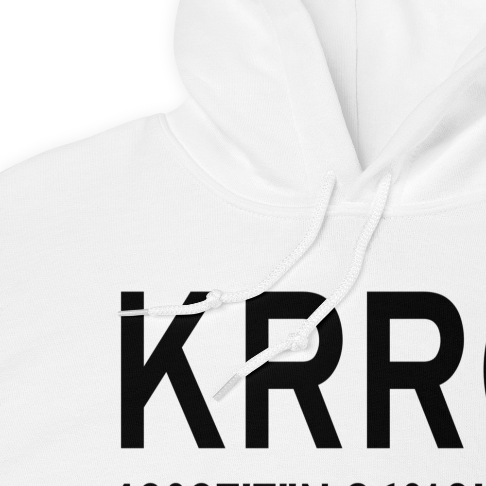 Rock Rapids Municipal Airport (KRRQ) ICAO Hoodie Sweatshirt 
