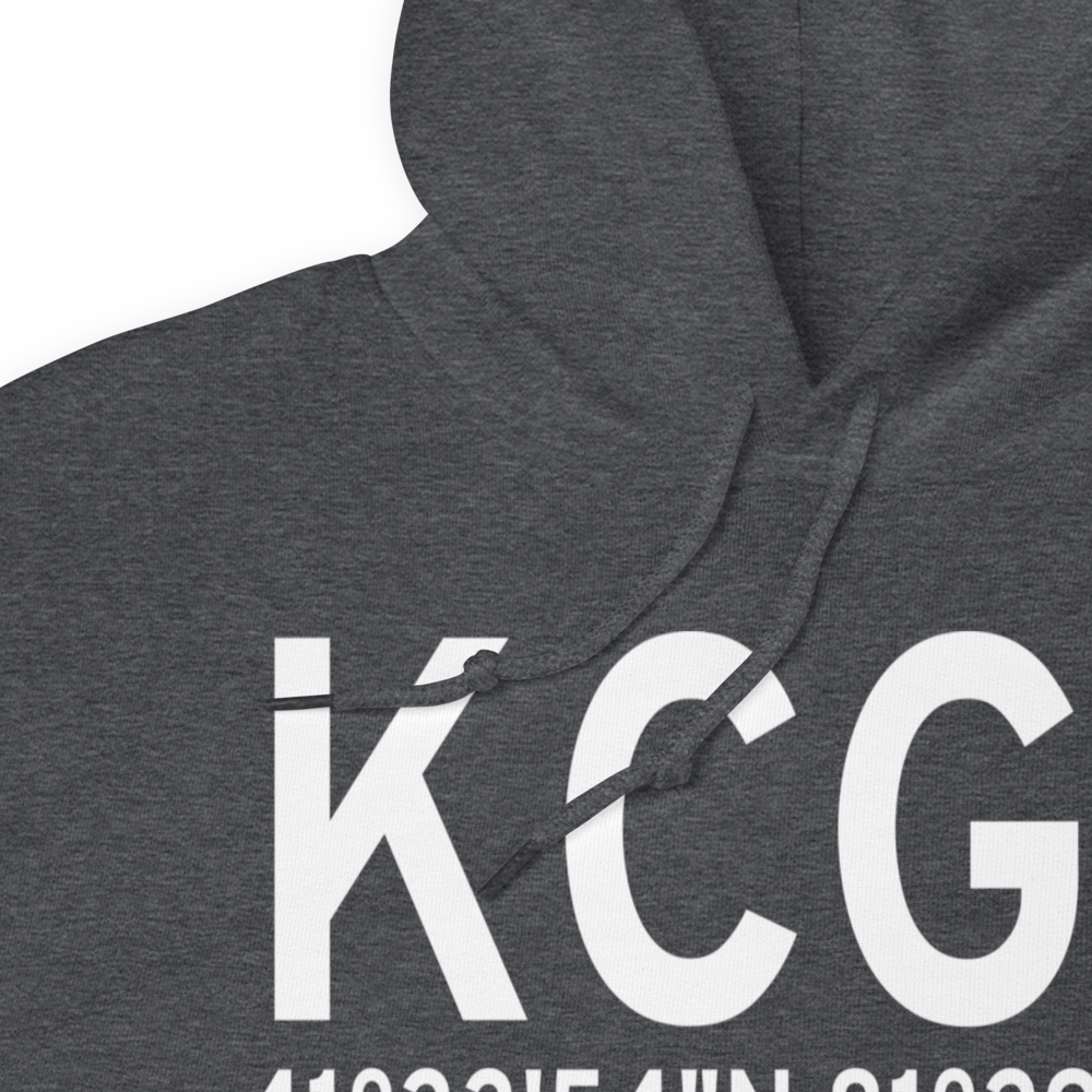 Cuyahoga County Airport (KCGF) ICAO Hoodie Sweatshirt 