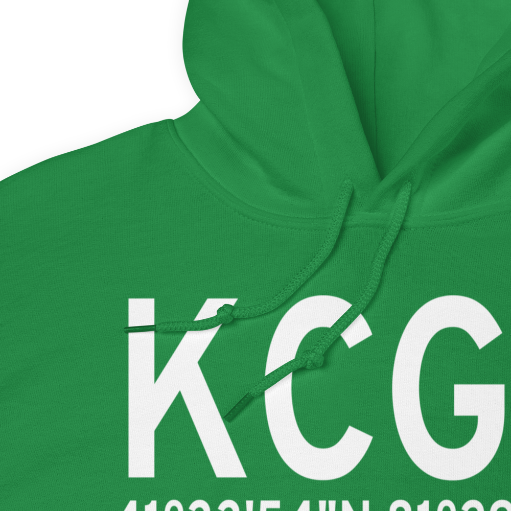 Cuyahoga County Airport (KCGF) ICAO Hoodie Sweatshirt 
