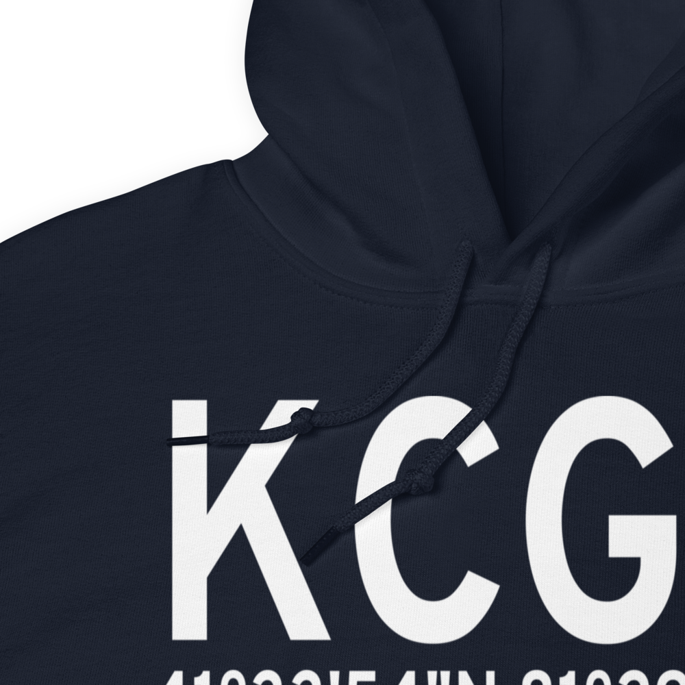 Cuyahoga County Airport (KCGF) ICAO Hoodie Sweatshirt 