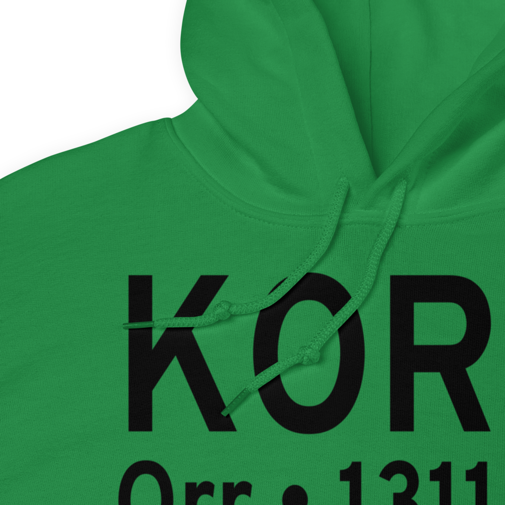Orr Regional Airport (KORB) ICAO Hoodie Sweatshirt 
