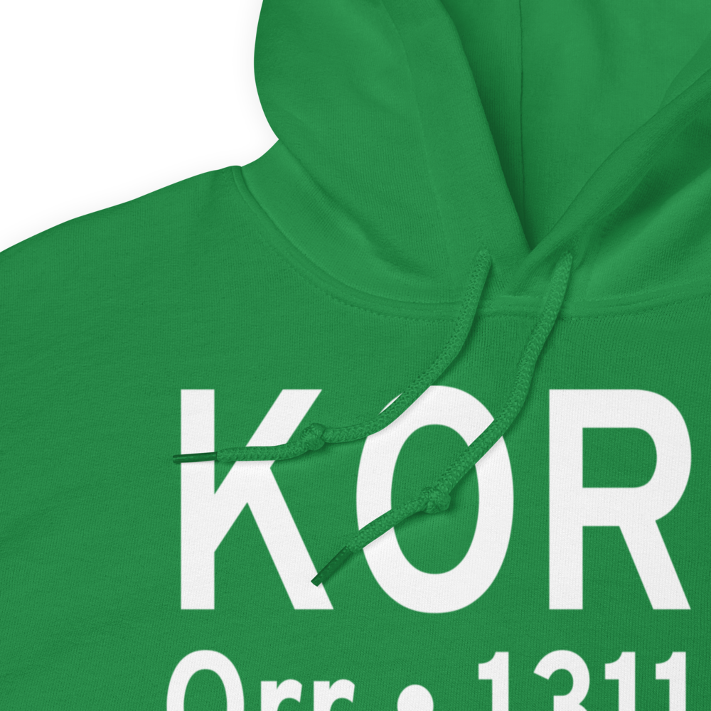 Orr Regional Airport (KORB) ICAO Hoodie Sweatshirt 