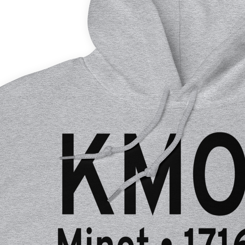 Minot International Airport (KMOT) ICAO Hoodie Sweatshirt 