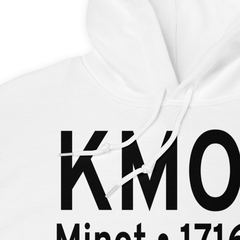 Minot International Airport (KMOT) ICAO Hoodie Sweatshirt 