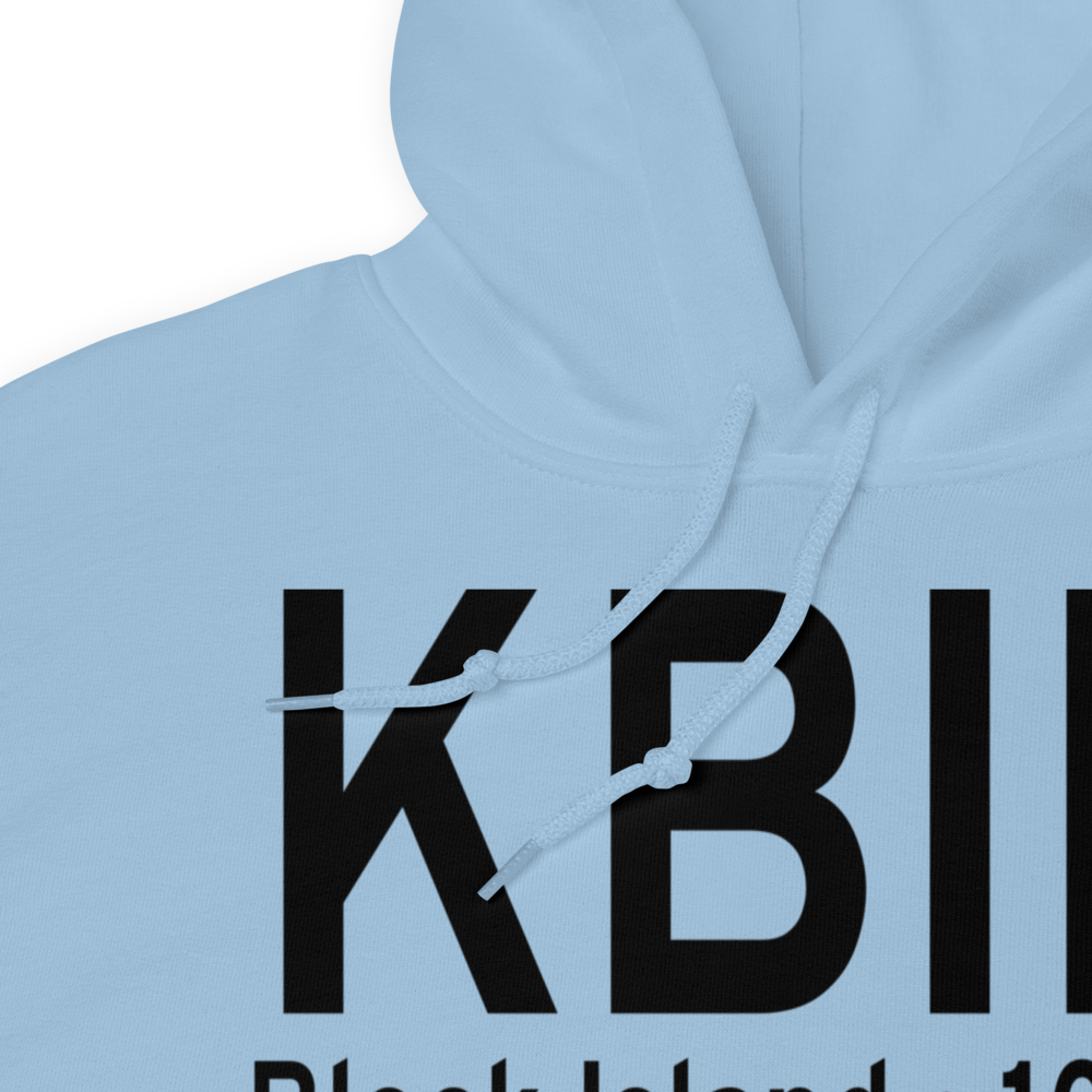 Block Island State Airport (KBID) ICAO Hoodie Sweatshirt 