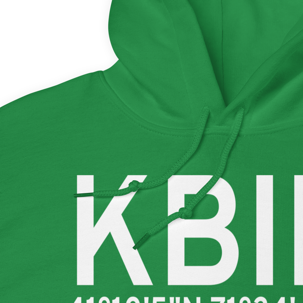 Block Island State Airport (KBID) ICAO Hoodie Sweatshirt 