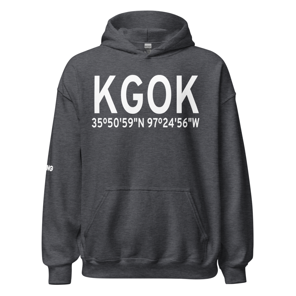 Guthrie-Edmond Regional Airport (KGOK) ICAO Hoodie Sweatshirt 
