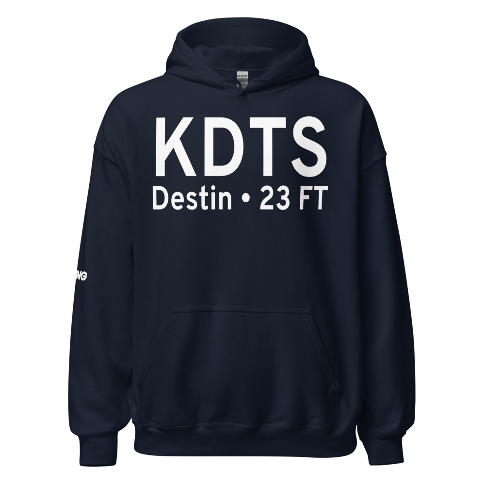 Destin Executive Airport (KDTS) ICAO Hoodie Sweatshirt 