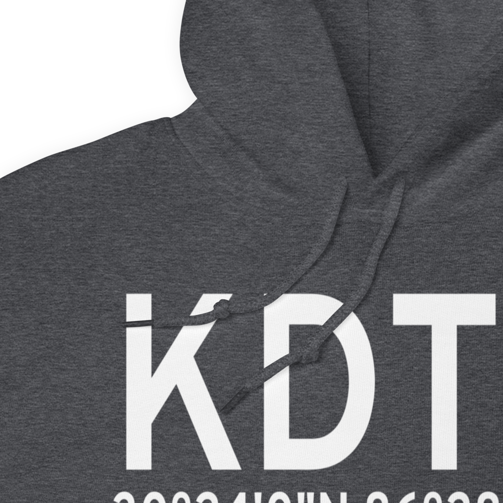 Destin Executive Airport (KDTS) ICAO Hoodie Sweatshirt 